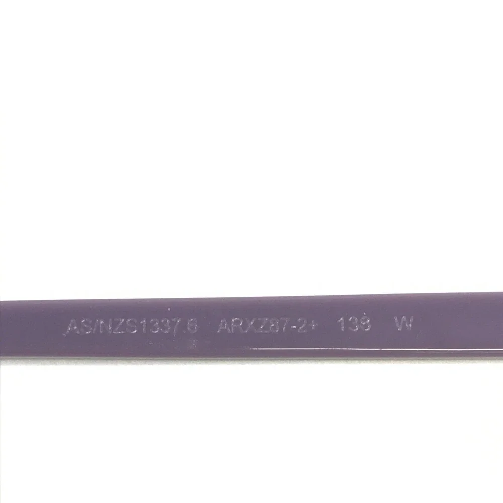 Armourx Safety Eyeglasses Frames 7106 PRP Purple Cat Eye Oval Z87-2+ 48-18-138